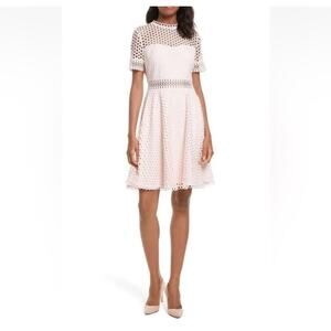 Ted Baker Soft Pink Graycee Dress
Embroidered Lace Size 5 (XL)